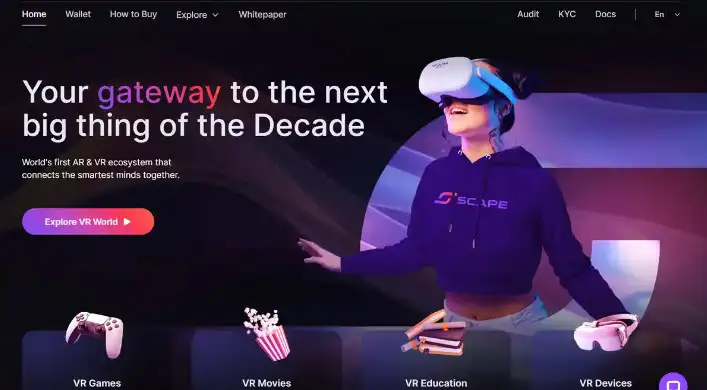 5th Scape Best New Immersive VR Crypto Ecosystem 1