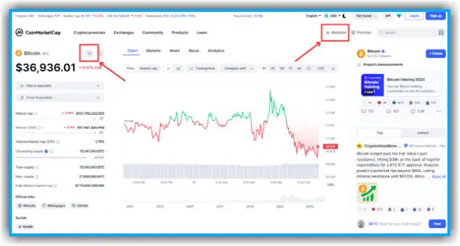 A Guide to Using CoinMarketCap for Beginners 6