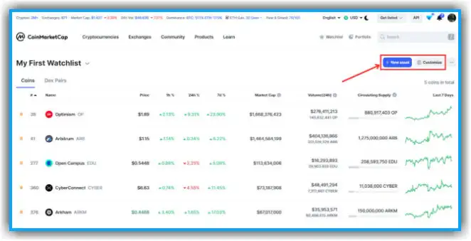 A Guide to Using CoinMarketCap for Beginners 7