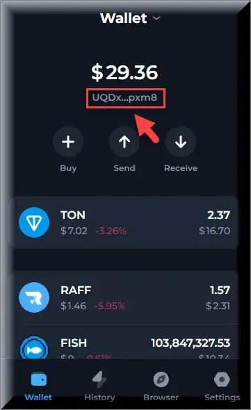 How to transfer TON from the MEXC exchange to your TON wallet 3