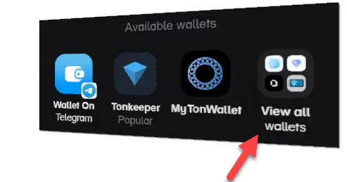 how to connect ton wallet STON.fi 4