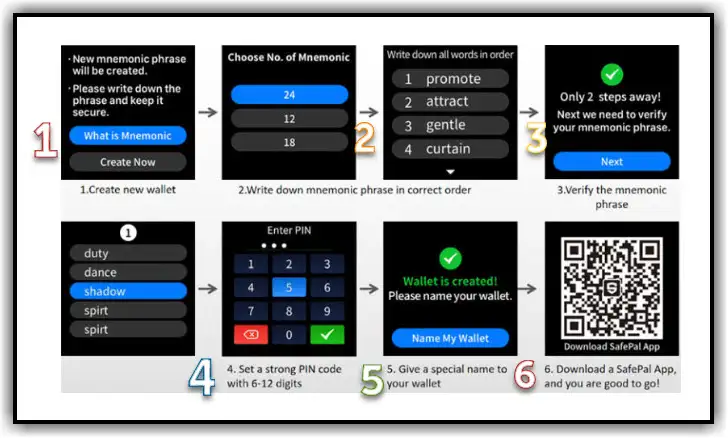 6 create new wallet 1