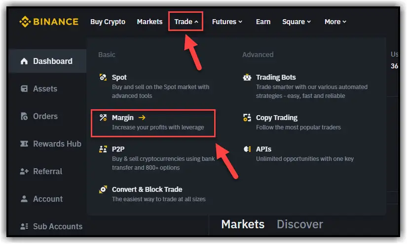 Margin Trading on Binance Exchange