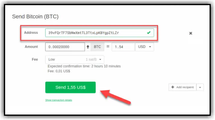 Transferring Funds from the Trezor Hardware Wallet 1