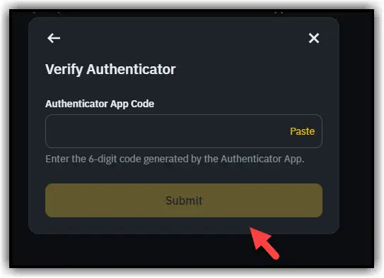 verify authenticator